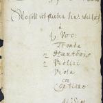 The cover page of Wo soll ich fliehen hin, BWV 5, from Bach's own manuscript, part of the Stefan Zweig collection at the British Library.