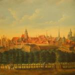 Painting of Leipzig by Christian Schildbach (1765).