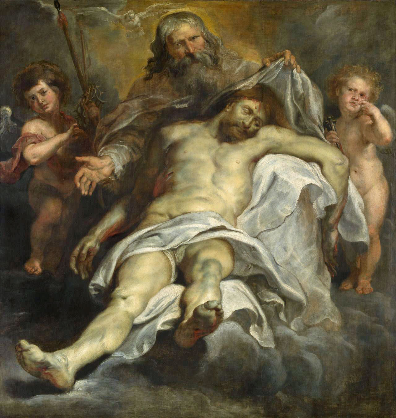 The Holy Trinity by Peter Paul Rubens (1577-1640), the most famous painter from my hometown Antwerp. Painted around 1620, it now resides in the Royal Museum of Fine Arts in Antwerp, which reopened after extensive restorations in 2022. Definitely worth a visit!